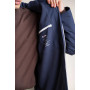 Parka Courte Imperméable et Polaire Mixte Lazare Indigo, Flotte