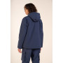 Parka Courte Imperméable et Polaire Mixte Lazare Indigo, Flotte
