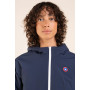 Parka Courte Imperméable et Polaire Mixte Lazare Indigo, Flotte