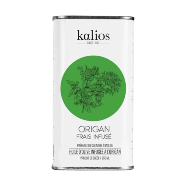 Huile d'Olive Infusée à l'Origan, Kalios