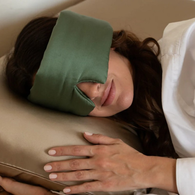 Bandeau de Nuit en Soie, Emily's Pillow