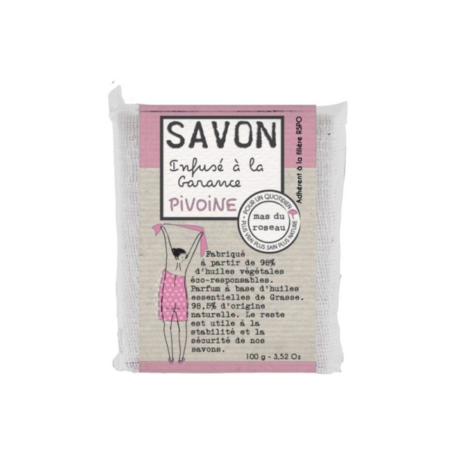 Savon parfumé Pivoine, Mas du roseau