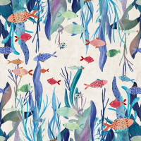 Nappe en coton Poseidon, Tessitura Toscana Telerie