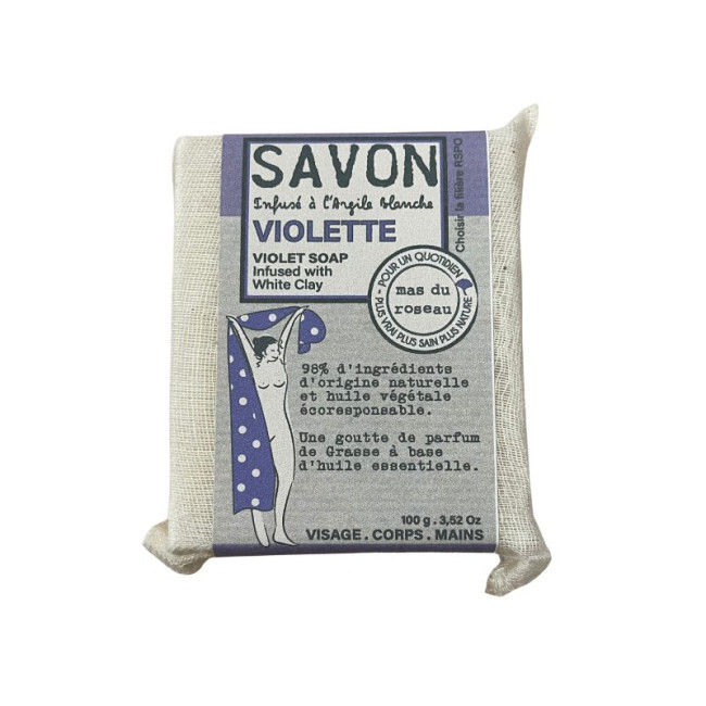 Savon parfumé Violette, Mas du Roseau