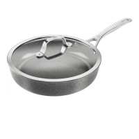 Sauteuse avec couvercle verre 28 cm revêtement céramique Salina, Ballarini 1889