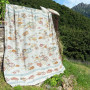Grand Foulard Mezzero Reef, Tessitura Toscana Telerie