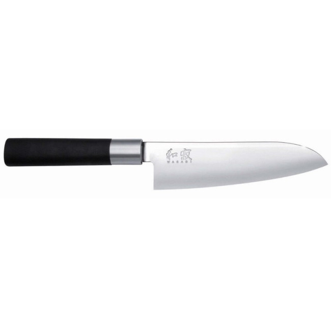 Couteau Santoku 16,5cm Wasabi Black, Kai