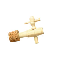 Robinet Vinaigrier buis et bouchon liège, Chevalier Diffusion