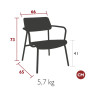Fauteuil Lounge Studie, Fermob