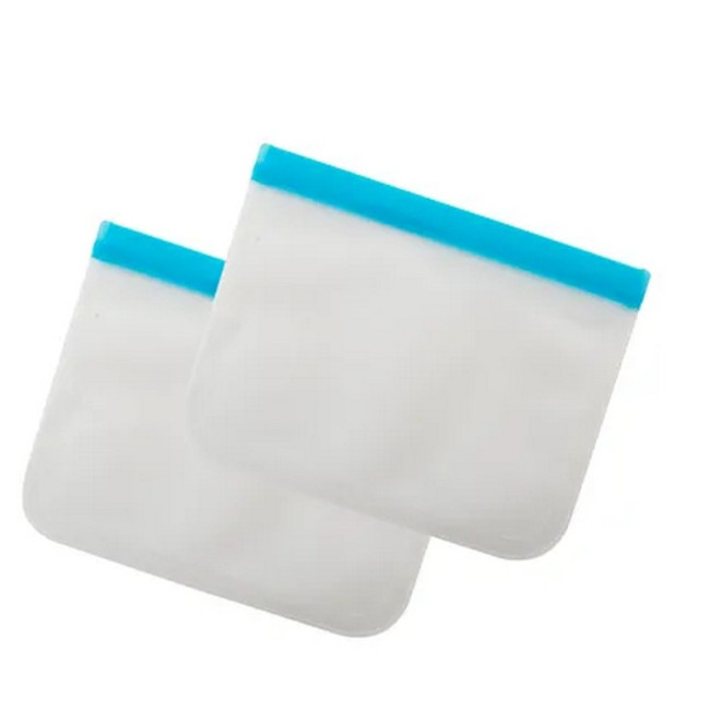 Set de 2 Sacs Zip Réutilisables, dotz
