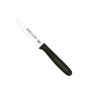Couteau d'office pointu lisse 9cm noir, Nogent***