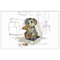 Set de Table Kook Chiot Gourmand, Kiub