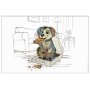 Set de Table Kook Chiot Gourmand, Kiub