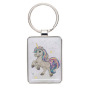 Porte Clés rectangle Licorne Kook, Kiub