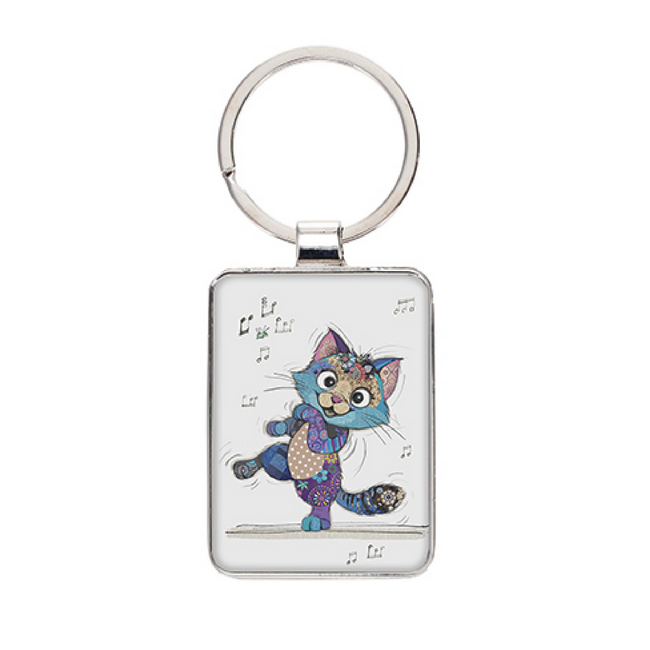 Porte Clés rectangle Chaton Danse Kook, Kiub