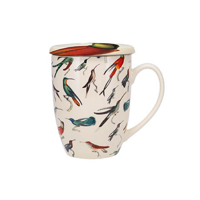 Tisanière 38cl Oiseaux Vert, Kiub