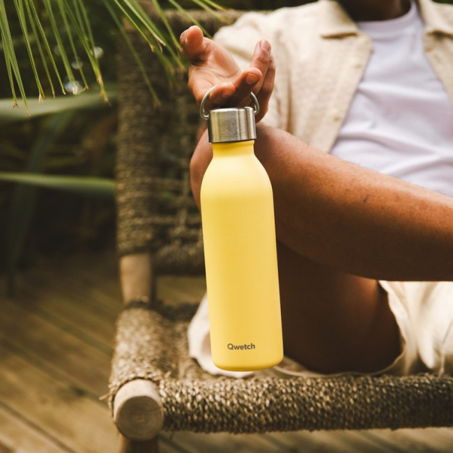 Bouteille isotherme Active Citron, Qwetch