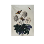 Torchon Encyclopedia Fleurs Papillons Vert, Kiub