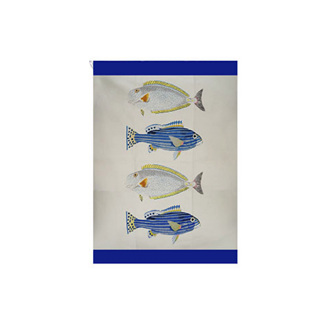 Torchon Encyclopedia Poissons Bleu, Kiub
