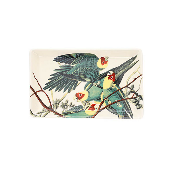 Vide-Poche en Porcelaine Encyclopedia Oiseaux Jaune, Kiub