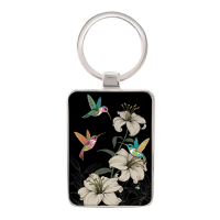 Porte Clés rectangle Bug Art Jewels Colibris, Kiub