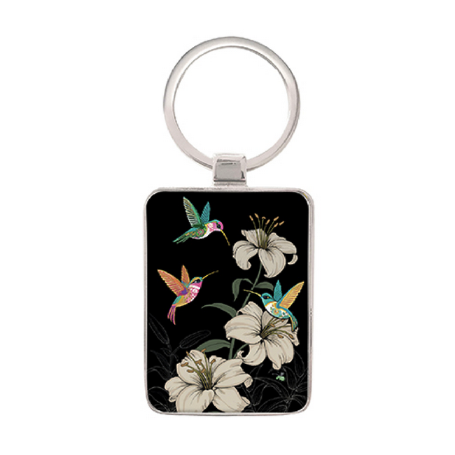 Porte Clés rectangle Bug Art Jewels Colibris, Kiub