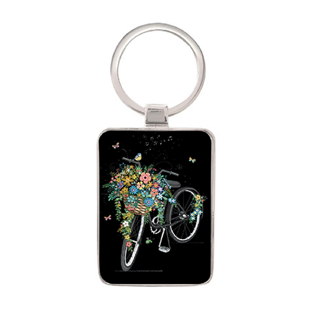 Porte Clés rectangle Bug Art Jewels Vélo, Kiub