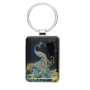 Porte Clés rectangle Jewels Paon, Kiub