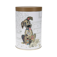 Boîte ronde en Métal Chien Kook, Kiub