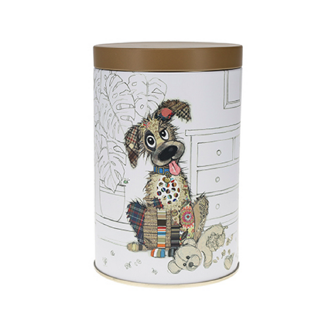 Boîte ronde en Métal Chien Kook, Kiub