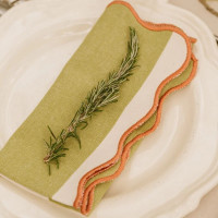 Set de 2 serviettes de table Perry Moss, maison dînette