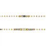 Collier et Bracelet 6 tours Dune Slim Vanille Caramel, Têtes Blondes