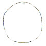 Collier et Bracelet 3 tours Wave Slim, Têtes Blondes
