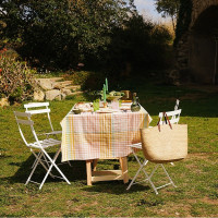 Nappe Delaunay Corail, maison dînette