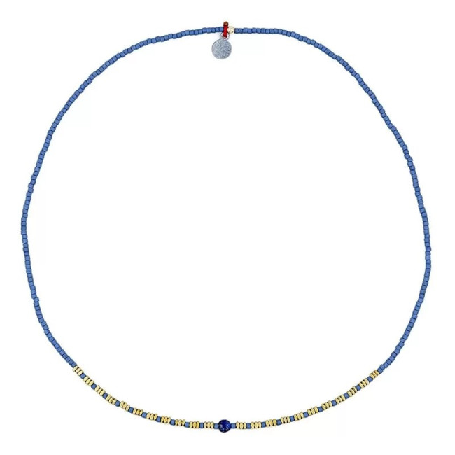 Collier ras du cou New Alicia Denim, Têtes Blondes