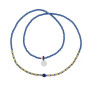 Collier ras du cou New Alicia Denim, Têtes Blondes