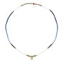 Collier ras du cou Je T'aime Beaucoup Bleu, Têtes Blondes