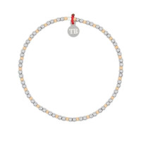 Bracelet Femme 1 tour Bliss Silver Miel, Têtes Blondes