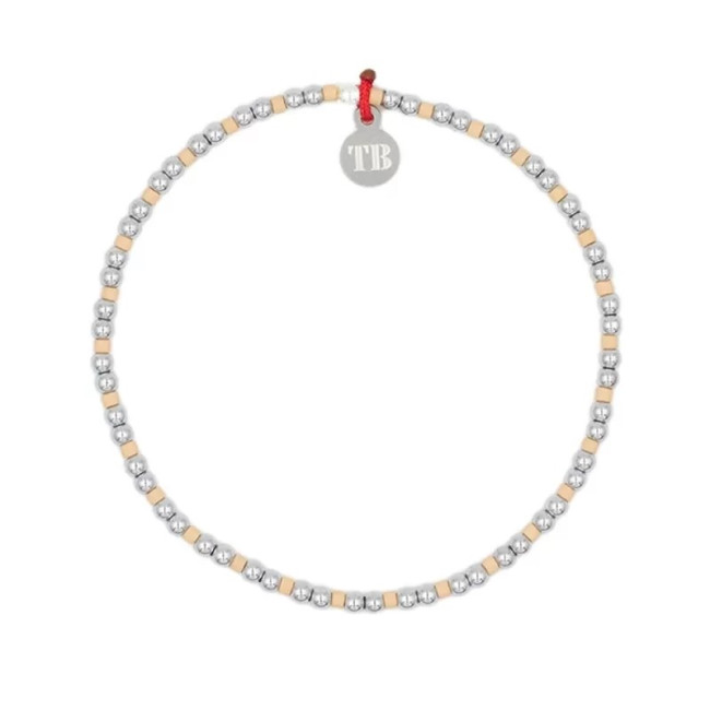 Bracelet Femme 1 tour Bliss Silver Miel, Têtes Blondes
