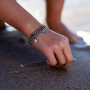 Bracelet Femme 1 tour Bliss Silver Miel, Têtes Blondes