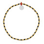 Bracelet Femme 1 tour Bliss Gold Noir, Têtes Blondes