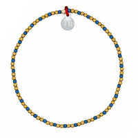 Bracelet Femme 1 tour Bliss Gold Bleu, Têtes Blondes