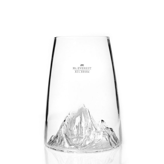 Verre 45 cl TOPOGRAPHIC Mont Everest, Alaskan MAKER