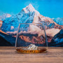 2 Verres 35 cl TOPOGRAPHIC Mont Everest et Mont Blanc, Alaskan MAKER