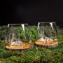 2 Verres 35 cl TOPOGRAPHIC Mont Everest et Mont Blanc, Alaskan MAKER