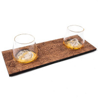 Présentoir pour set de 2 Verres TOPOGRAPHIC, Alaskan MAKER