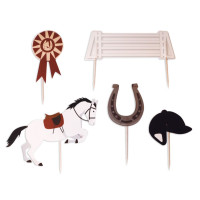 Cake toppers Équitation pour déco gâteau, ScrapCooking