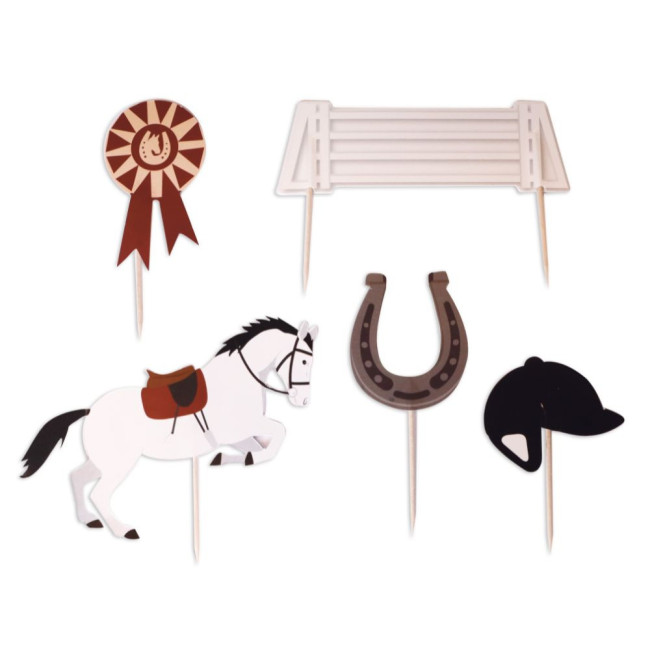 Cake toppers Équitation pour déco gâteau, ScrapCooking