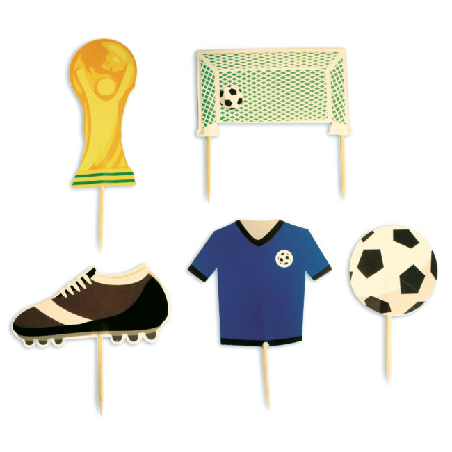 Cake toppers Football pour déco gâteau, ScrapCooking