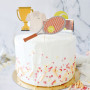 Cake toppers Tennis pour déco gâteau, ScrapCooking